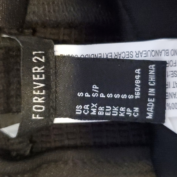 Forever 21 Sequin Bustier Crop Top S - Picture 4 of 4